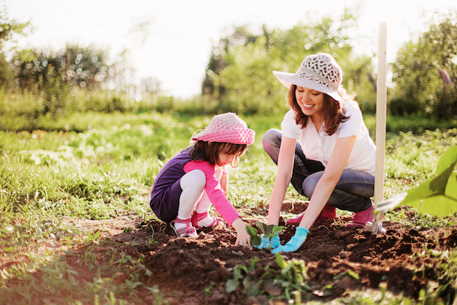 mother and daughter reaping surprising benefits of gardening 