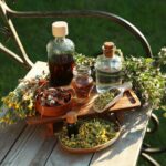 Healing herbal tinctures